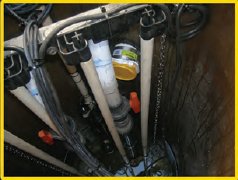 protect the end of a pipe from a backflow